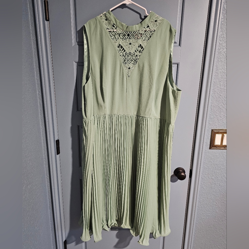 Asos Green Dress Plus Size 24